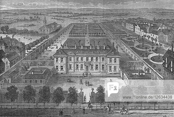 Burlington House  Westminster  London  um 1700  um 1875 (1878). Künstler: Unbekannt.