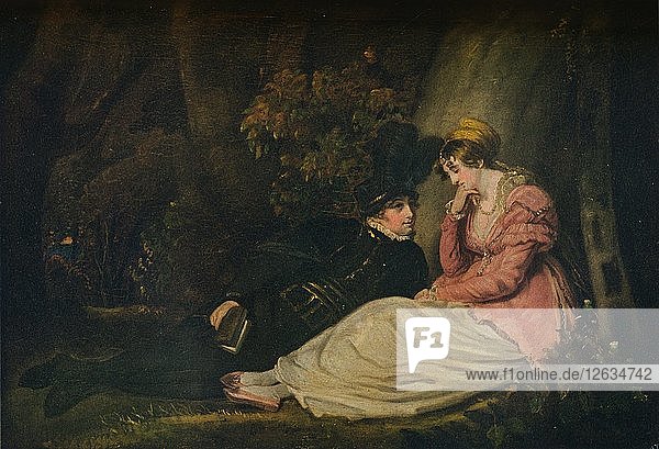 Paolo und Francesca  um 1779. Künstler: John Raphael Smith.