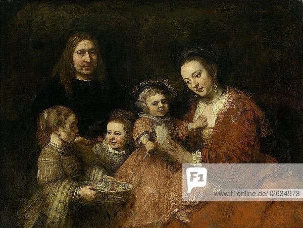 Familienporträt  um 1665. Künstler: Rembrandt van Rhijn (1606-1669)