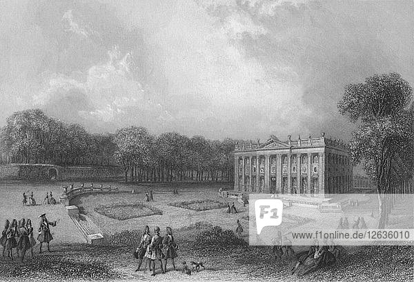 Das Petit Trianon  1839. Künstler: J. P. Heath.