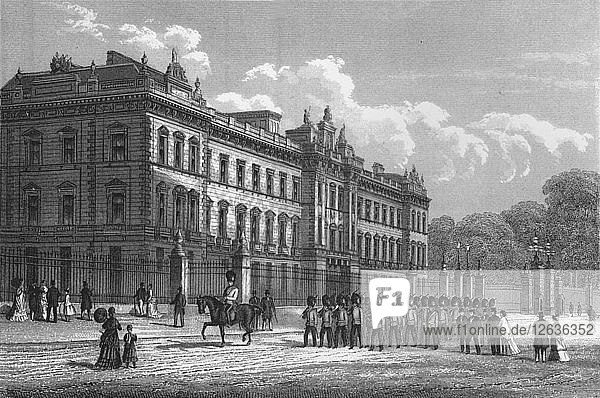 Buckingham Palace  London  um 1850 (1878). Künstler: Unbekannt.