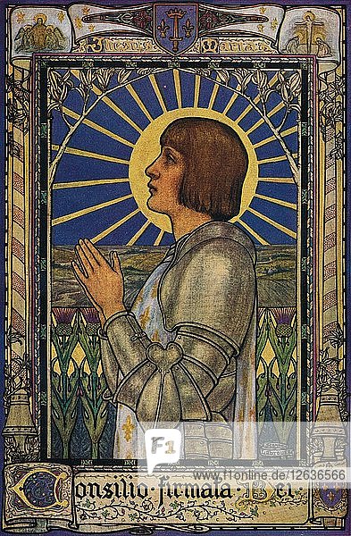 Jeanne d'Arc  um 1900  (1918). Künstlerin: Jeanne Labrousse.