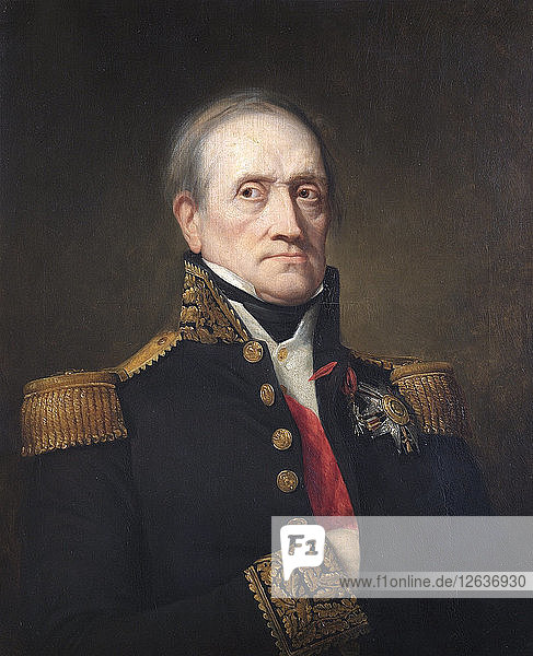 Porträt von Marschall Nicolas Jean de Dieu Soult  Herzog von Dalmatien  französischer Soldat  1840. Künstler: George Peter Alexander Healy.