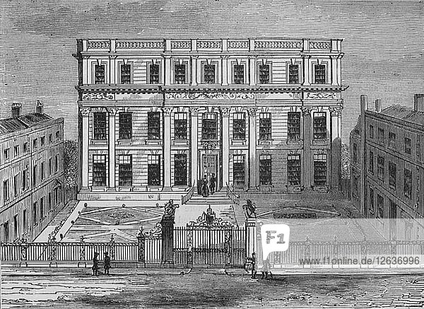 Powis House  Great Ormond Street  Bloomsbury  London  um 1714 (1878). Künstler: Unbekannt.