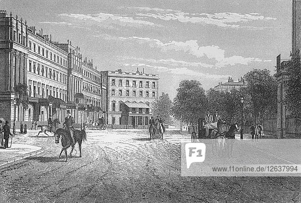 Belgrave Square  Westminster  London  um 1850 (1878). Künstler: Unbekannt.