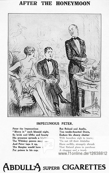 After the Honeymoon - Impecunious Peter  1927. Artist: Unknown.
