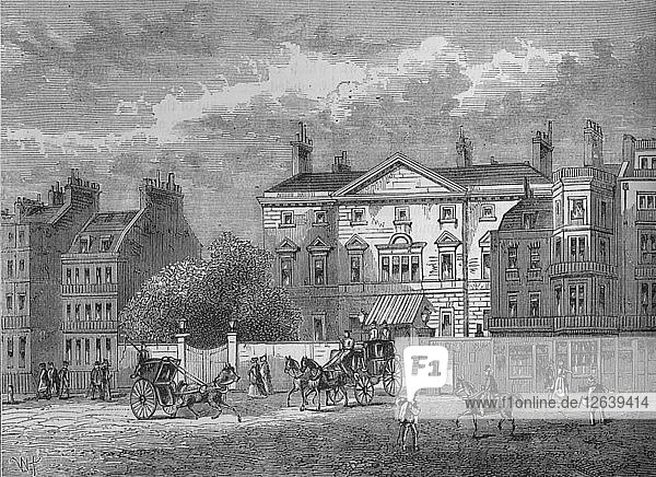 Cambridge House  Westminster  London  um 1854 (1878). Künstler: Unbekannt.