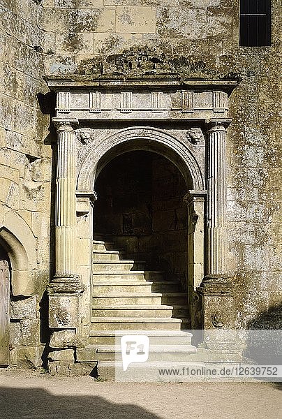 Doorway to the Great Hall  Old Wardour Castle  near Tisbury  Wiltshire  c2000s(?). Artist: Historic England Staff Photographer.