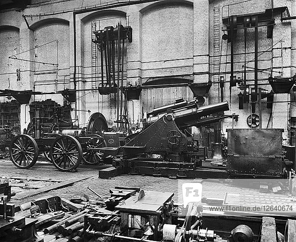 Die Geschützwagenfabrik  Cunard Engine Works  Derby Road  Kirkdale  Liverpool  Januar 1918. Künstler: H. Bedford Lemere.
