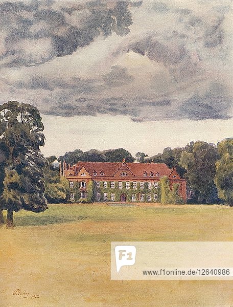 West Horsley Place  1912  (1914). Künstler: James S. Ogilvy.