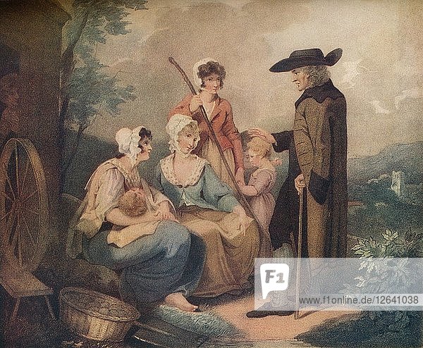 Die Tür zum Landhaus  um 1791. Künstler: Thomas Gaugain.