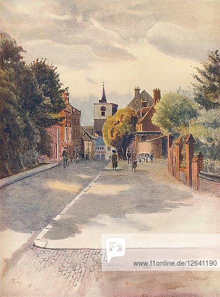 Carshalton  1912  (1914). Künstler: James S. Ogilvy.