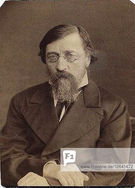 Nikolay Gavrilovich Chernyshevsky (1828?1889)  1888. Künstler: Fotoatelier von S. Klimaschewskaja