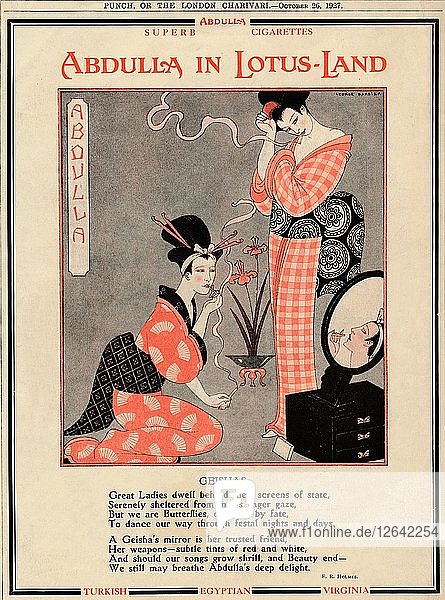 Abdulla im Lotus-Land - Geishas  1927. Künstler: Unbekannt.