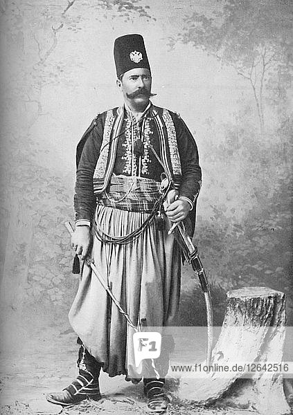 A Syrian in his full costume  1902. Artist: TR Dumas & Son.
