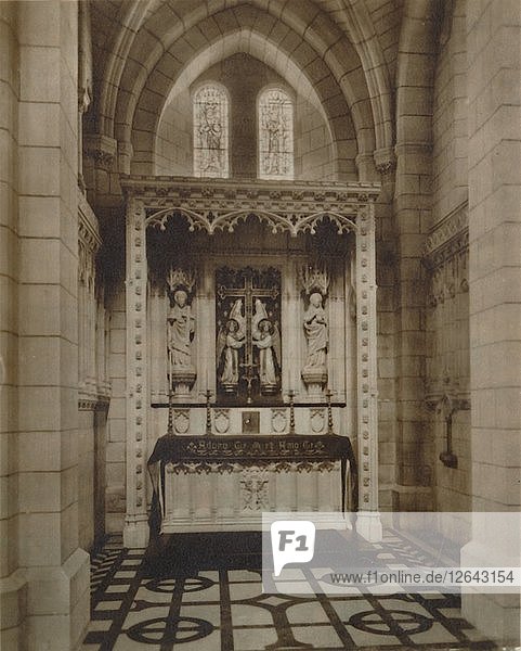 Heilig-Kreuz-Kapelle  Buckfast Abbey  Ende des 19. bis Anfang des 20. Jahrhunderts. Künstler: Unbekannt.