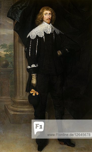 Thomas Bruce  1. Earl of Elgin  schottischer Adliger  1638. Künstler: Cornelius Janssen van Ceulen.
