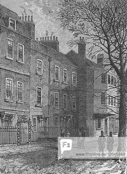 Church Row  Hampstead  1890. Künstler: Unbekannt.