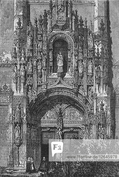 Südfront des Klosters Santa Maria in Belem  um 1890. Künstler: Unbekannt.