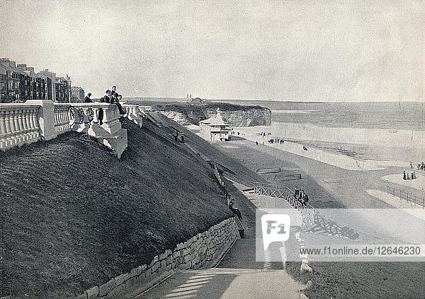 Roker - The Beach  from the Terrace  1895. Artist: Unknown.