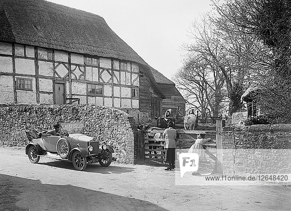 Offener Calcott-Reisewagen  Wantage  Oxfordshire  um 1920. Künstler: Bill Brunell.