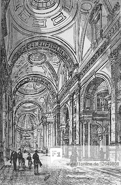 Innenraum des Oratoriums  1890. Künstler: Unbekannt.