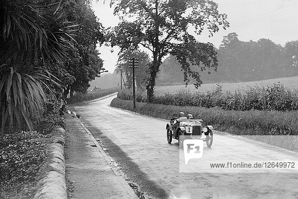Austin Ulster von Archie Frazer-Nash beim RAC TT Race  Ards Circuit  Belfast  1929 Künstler: Bill Brunell.