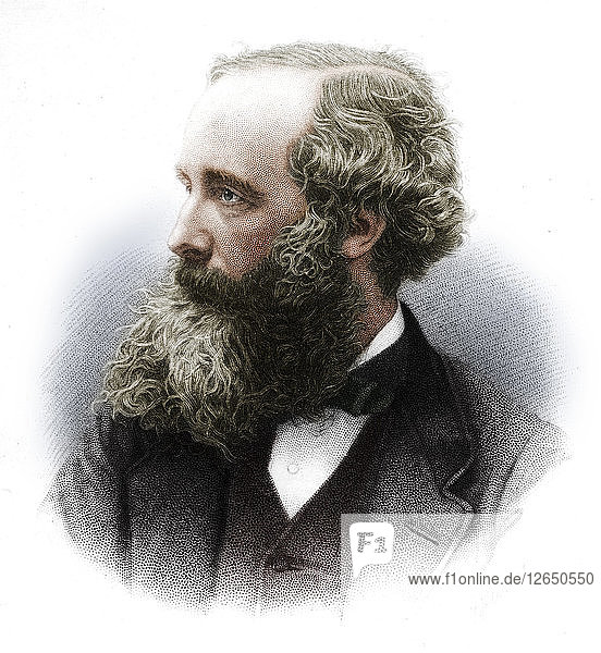 James Clerk Maxwell (1831-1879)  schottischer theoretischer Physiker  1882. Künstler: Unbekannt.