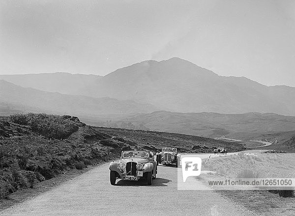 Atalanta von Joan Brotchie bei der RSAC Scottish Rally  1939. Künstler: Bill Brunell.