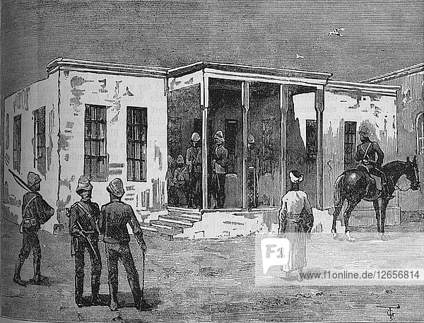 Arabis Prison in the Abbassieh Barracks  c1882. Artist: Unknown.