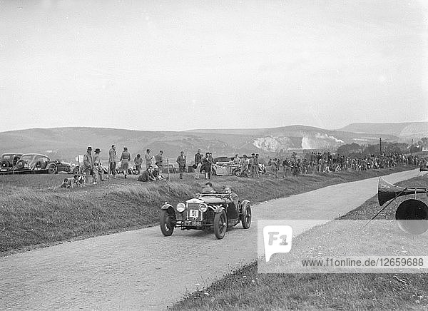 1926 Frazer-Nash von JG Clarke bei den Lewes Speed Trials  Sussex  1938. Künstler: Bill Brunell.