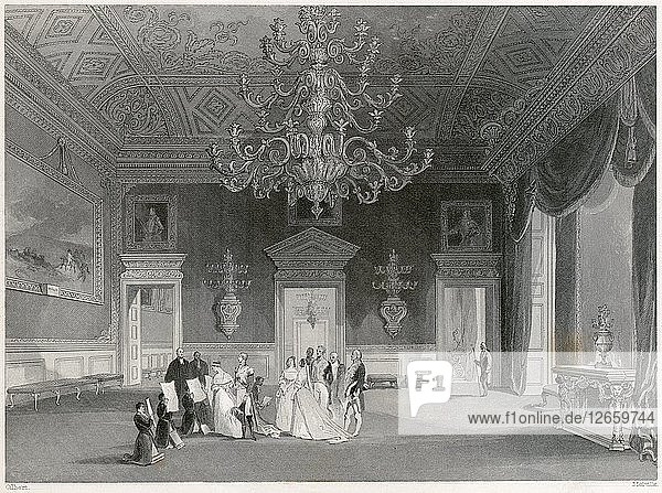 Thronbesteigung von Königin Victoria  St. Jamess Palace  London  1837. Künstler: Unbekannt.