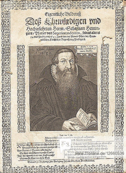 Portrait of Sebastian Hemminger (1577-1628)   1631.