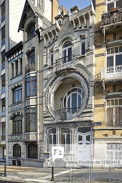 Maison Nelissen  Brüssel  Belgien  (1905)  c2014-c2017. Künstler: Alan John Ainsworth.