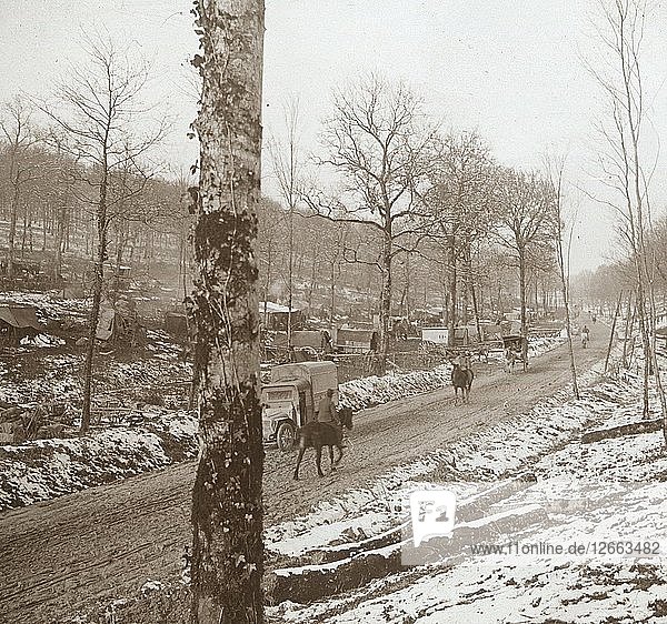 Winter  Genicourt  Nordfrankreich  ca. 1914-c1918. Künstler: Unbekannt.