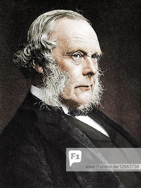 Joseph Lister  englischer Chirurg und Pionier der antiseptischen Chirurgie  um 1890. Künstler: Unbekannt.