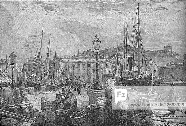 Hafen von Triest  1902. Künstler: Unbekannt.