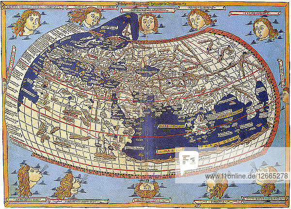 Ptolemy World map 1467.