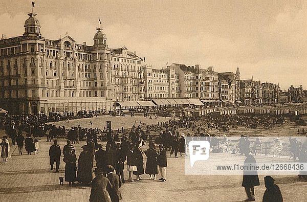 The Esplanade (seen from the Kursaal)  c1928. Artist: Unknown.