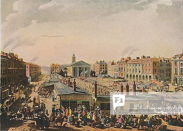 Covent Garden Market  1811  (1920). Künstler: J. Bluck.