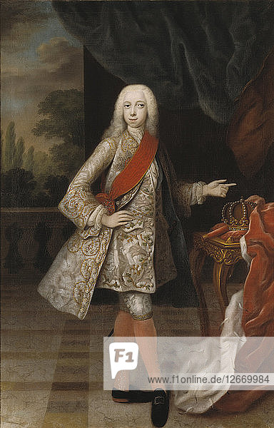 Porträt des Zaren Peter III. von Russland (1728-1762).