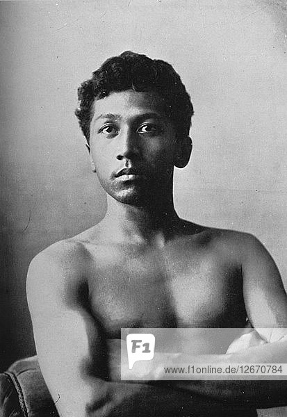 Ein hawaiianischer Jugendlicher  Honolulu  1902. Künstler: Unbekannt.