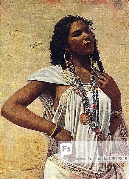 Eine arabische Frau  1912. Künstler: Unbekannt.