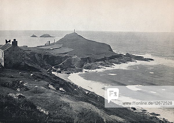Kap Cornwall - Ein einsamer Fleck  1895. Künstler: Unbekannt.