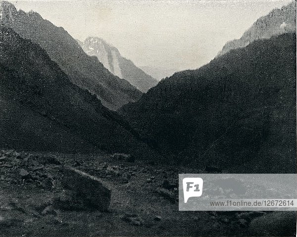 Letzter Blick auf Chile  1911. Künstler: Unbekannt.