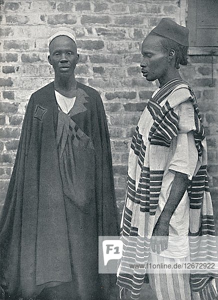 Two Mandingos from north-western Liberia  1912. Artist: Harry Johnston.