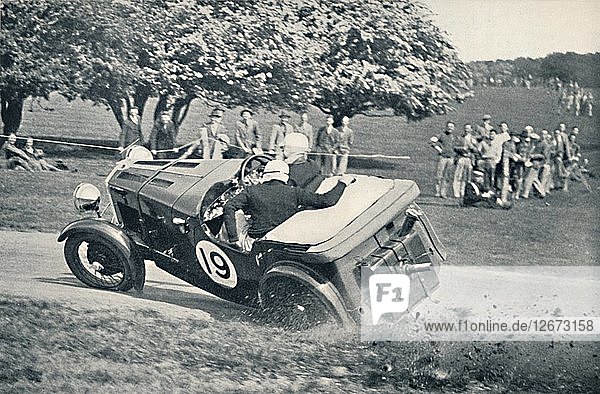 Der Beginn eines Überlaufs in Donington Park  1937. Künstler: Unbekannt.