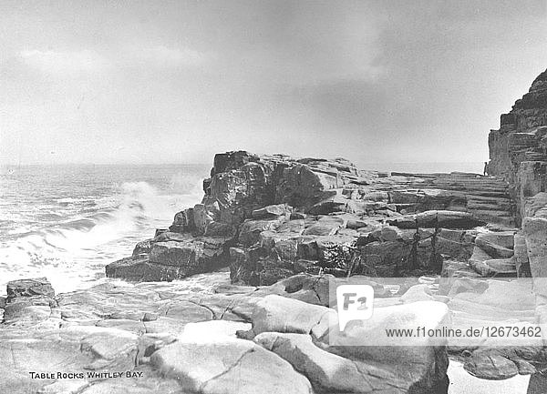 Table Rocks  Whitley Bay  1907. Artist: Photochrom Co Ltd of London.