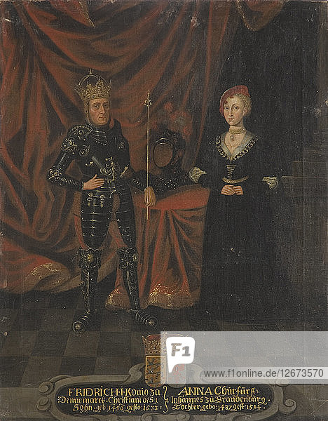 König Friedrich I. von Dänemark (1471-1533) und Anna von Brandenburg (1487-1514).