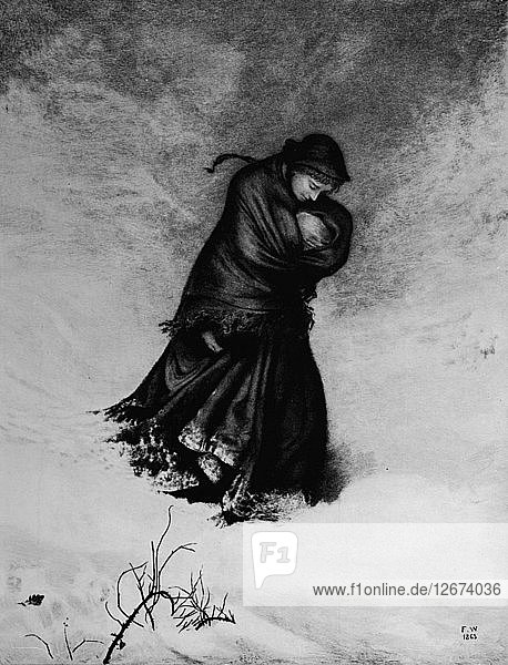 Der verlorene Pfad  1863  (1912). Künstler: Fred Walker.
